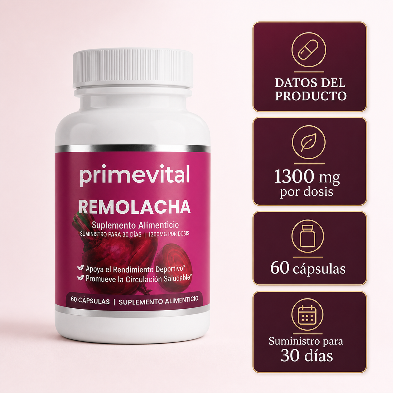 Cápsulas de Remolacha