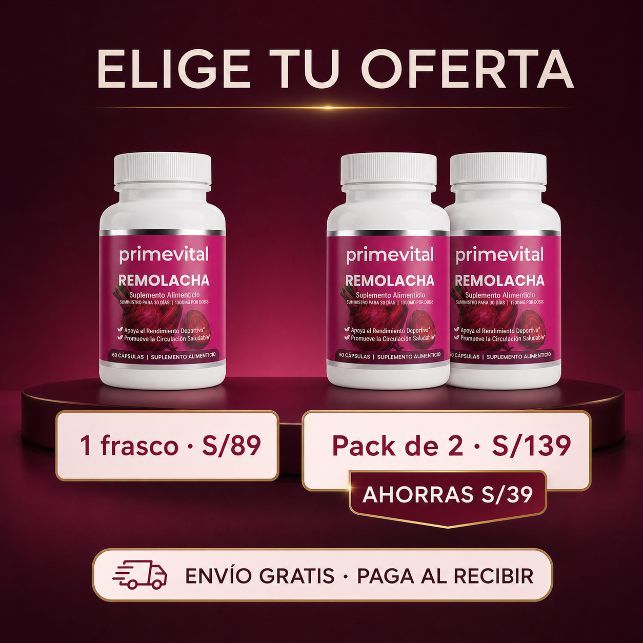 Cápsulas de Remolacha